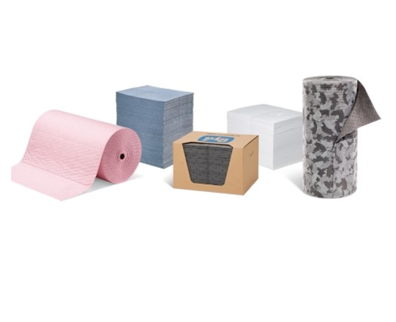 Assortment of Pig Mat fluid absorbing mats