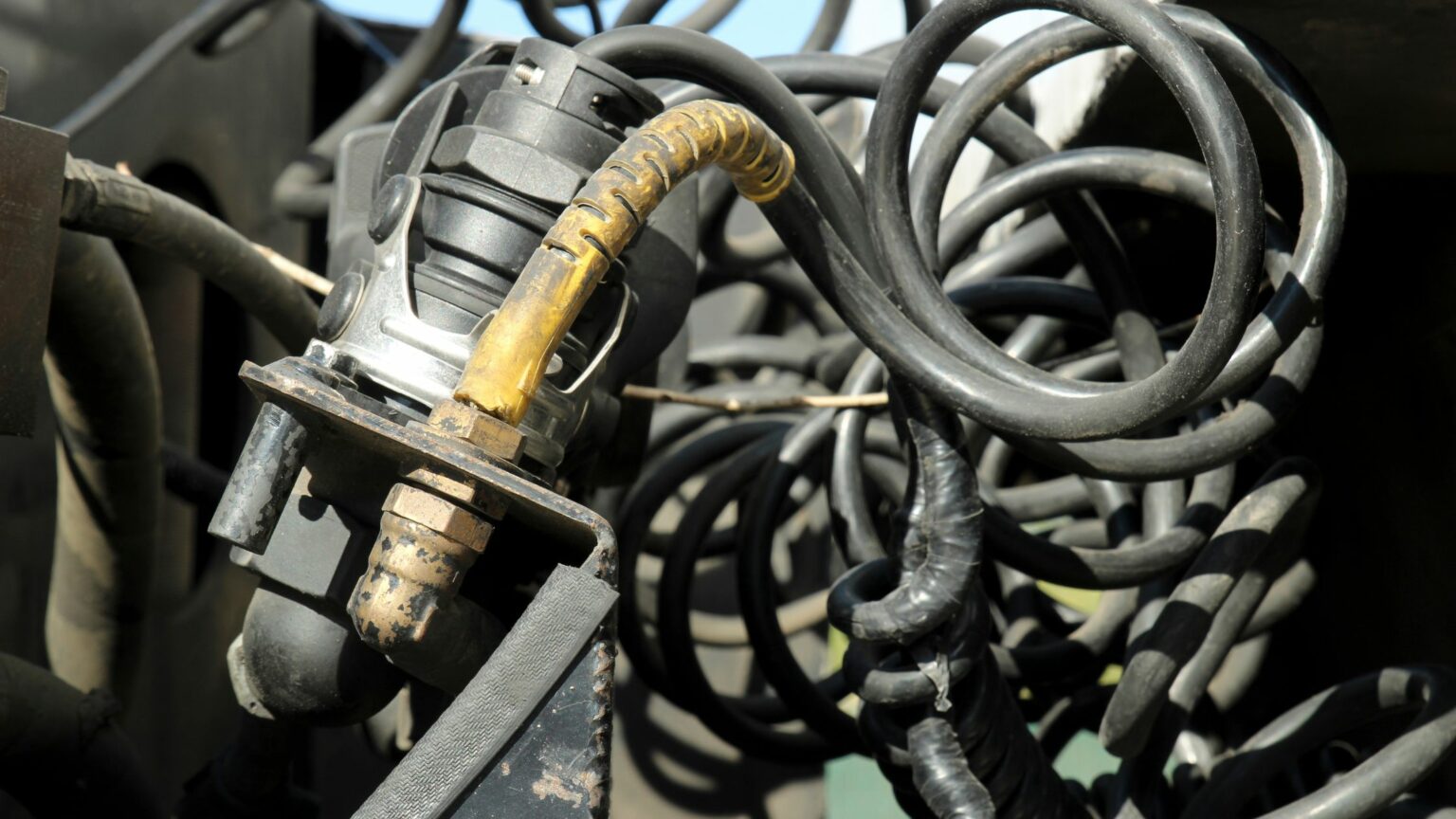 Hydraulic hose adapter and hydraulic system 